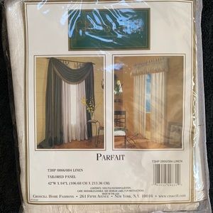Croscill tailored curtain panel